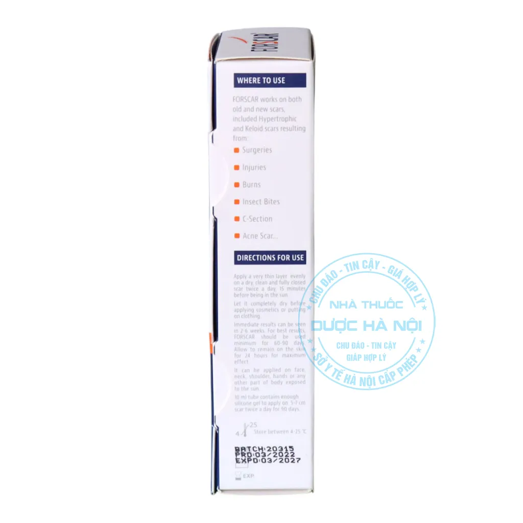 Gel Forscar Scar Recovery