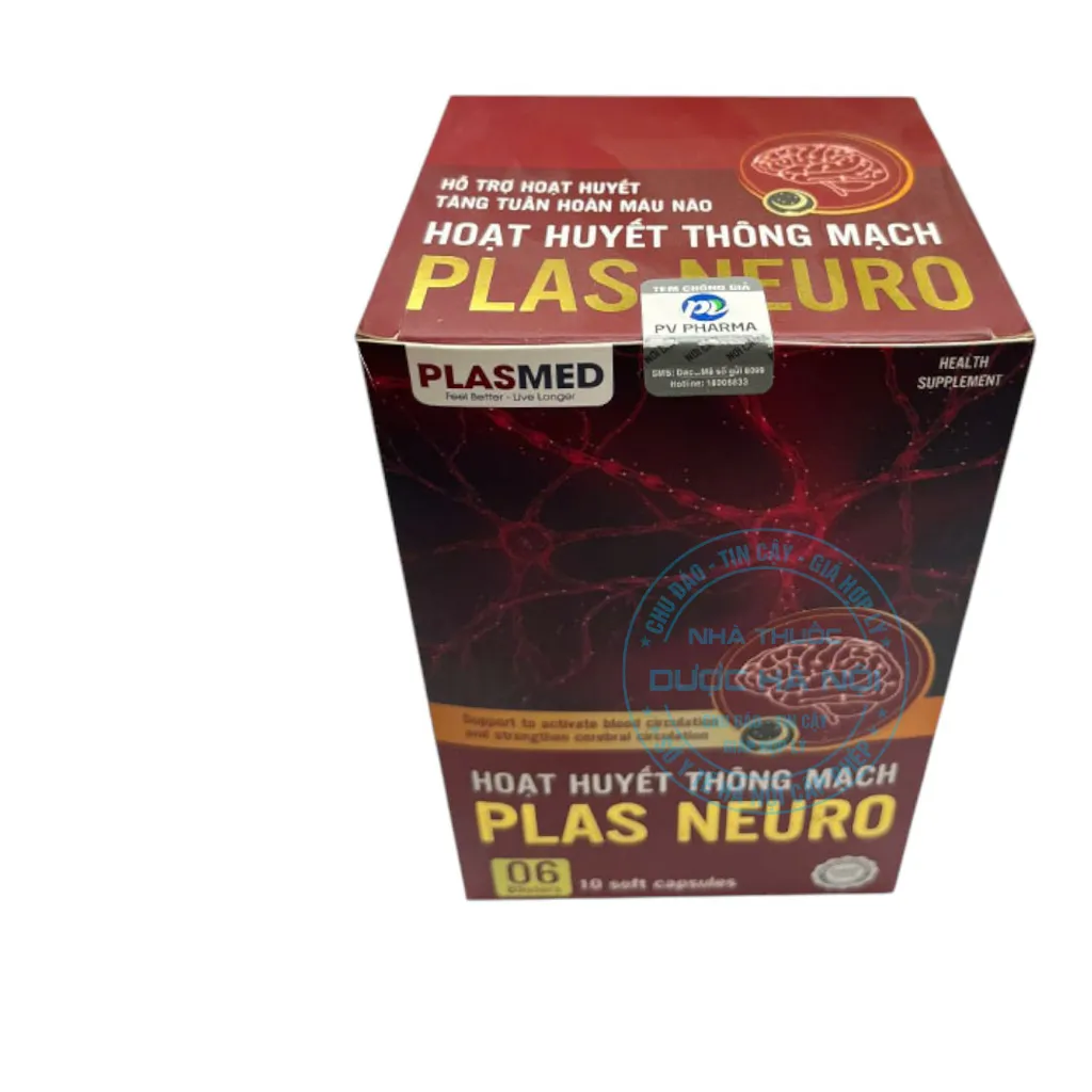 Viên uống Hoạt huyết thông mạch Plas Neuro