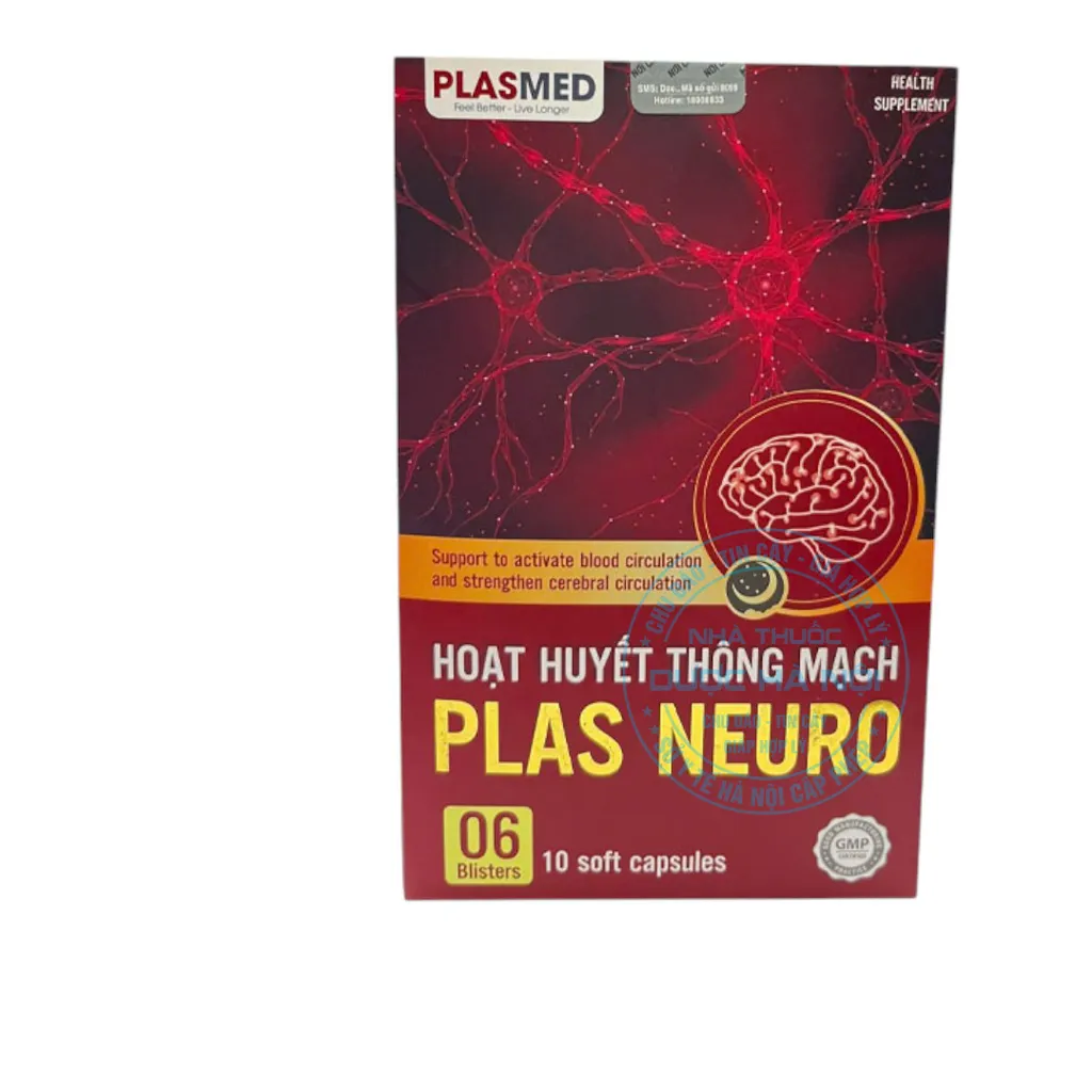 Viên uống Hoạt huyết thông mạch Plas Neuro