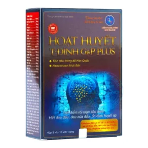 Viên uống Hoạt huyết T-Đình G&P Plus hỗ trợ tuần hoàn máu