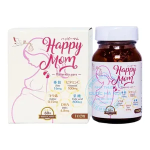Viên uống Happy Mom bổ sung dinh dưỡng tổng hợp cho bà bầu khoẻ mạnh