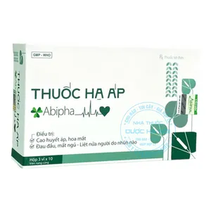 Thuốc hạ áp Abipha hỗ trợ kiểm soát huyết áp, phù hợp cho những người cao tuổi