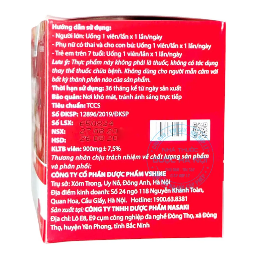 Viên bổ máu Hemo Sun