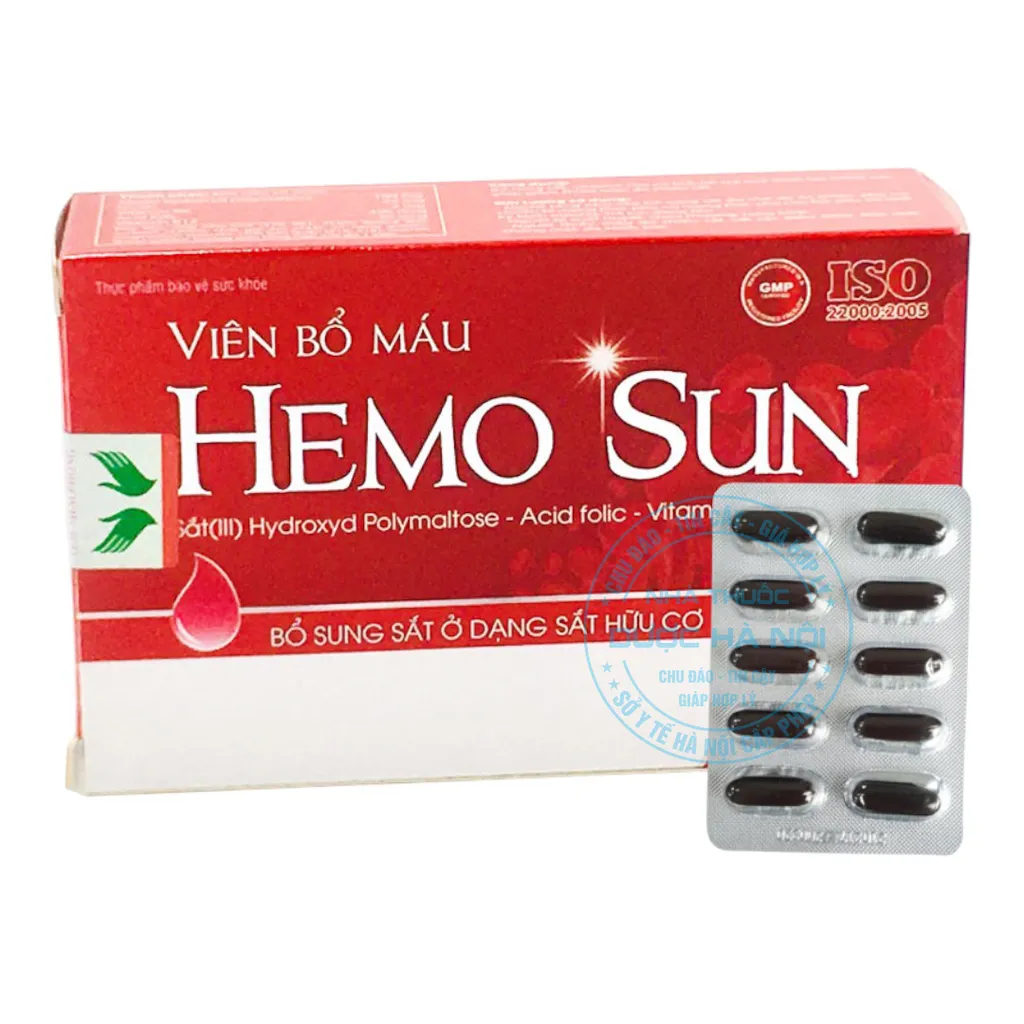 Viên bổ máu Hemo Sun