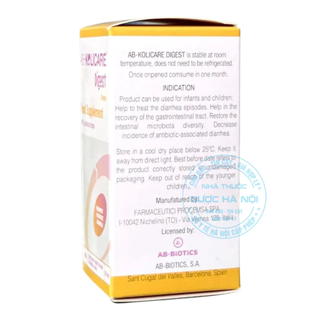 Men vi sinh AB Kolicare Digest
