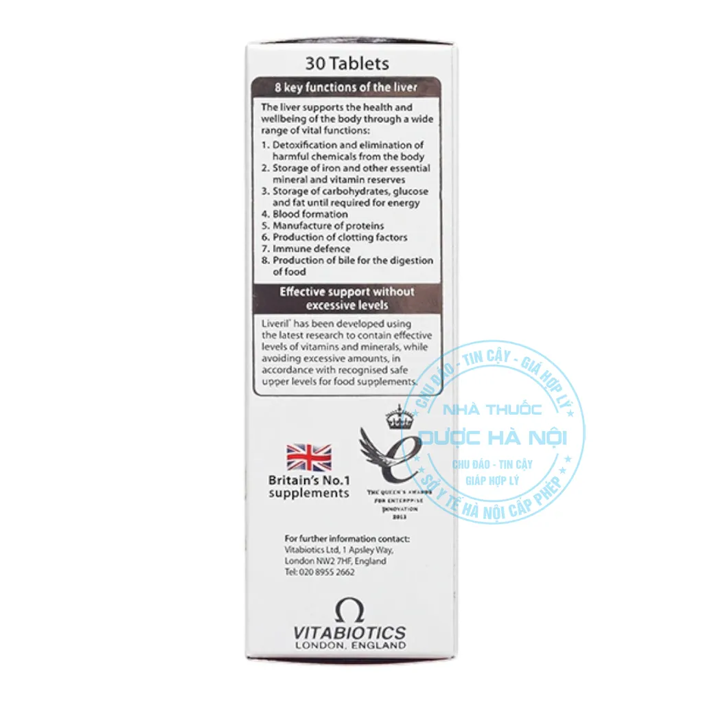 Viên uống Liveril Tablets