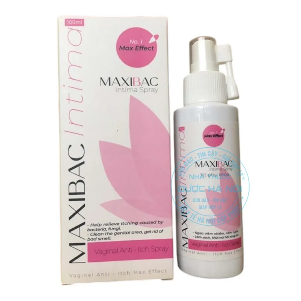 Xịt phụ khoa Maxibac Intima Spray