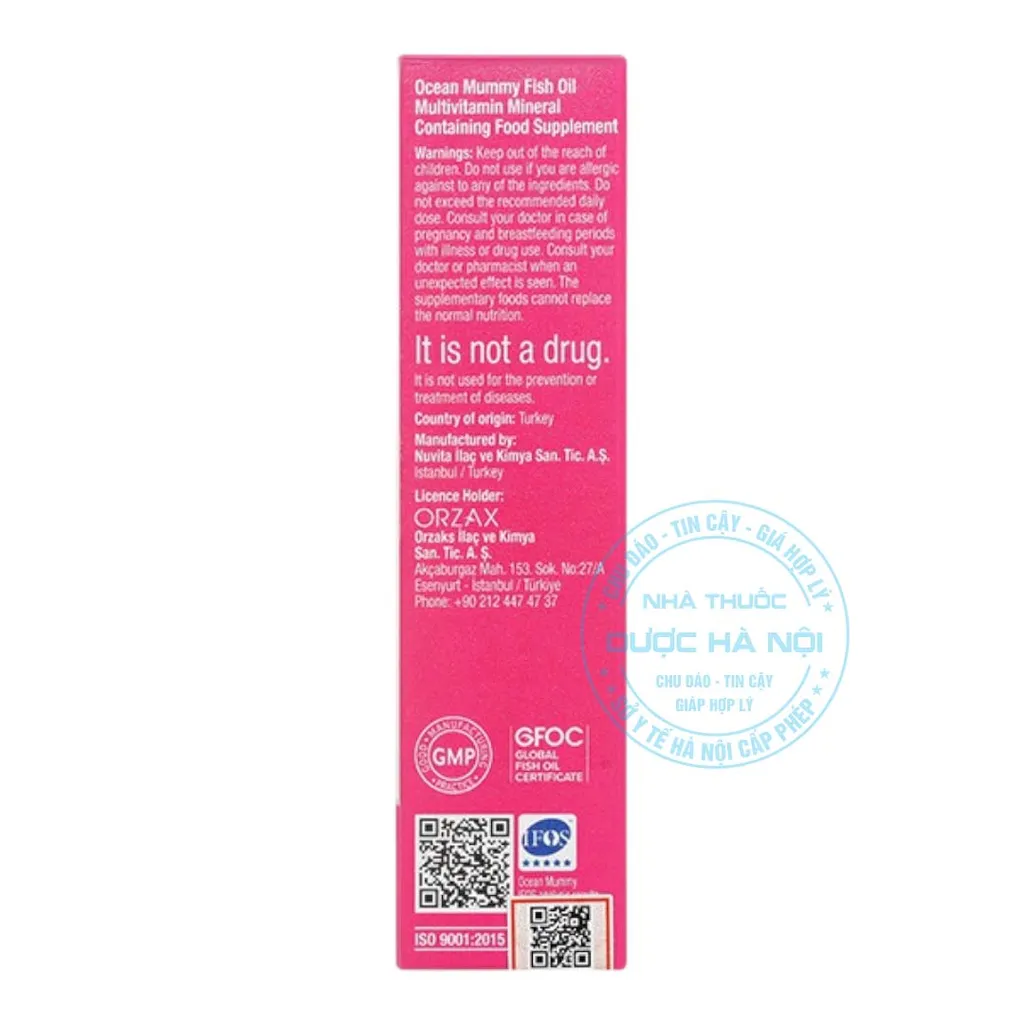 Viên uống bổ sung dinh dưỡng Ocean Mummy
