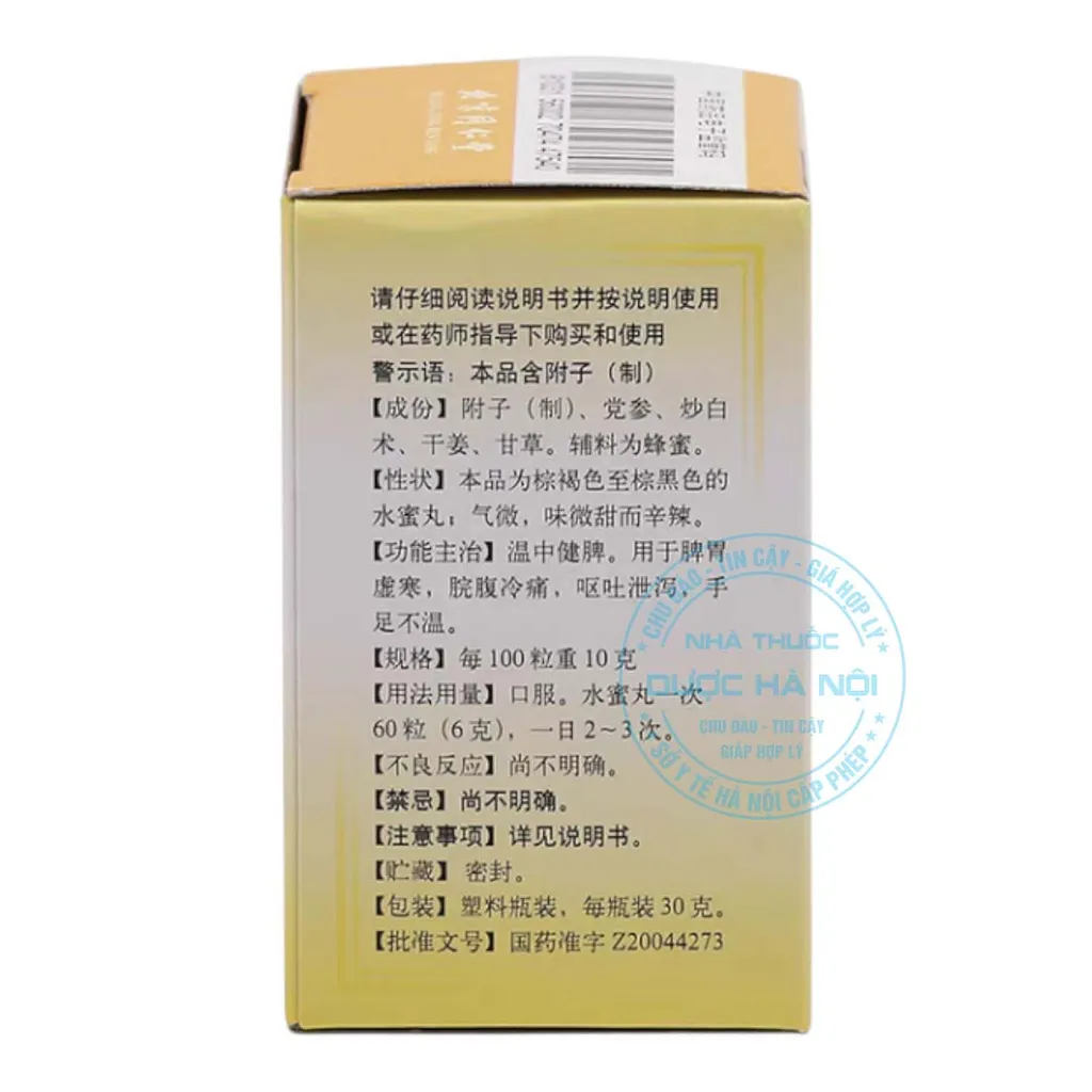 Viên Phụ tử lý trung hoàn