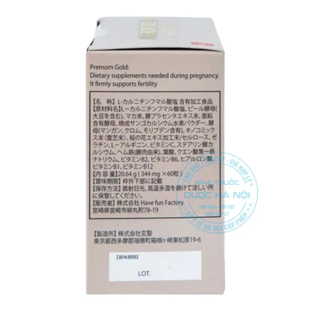 Viên uống Premom Gold