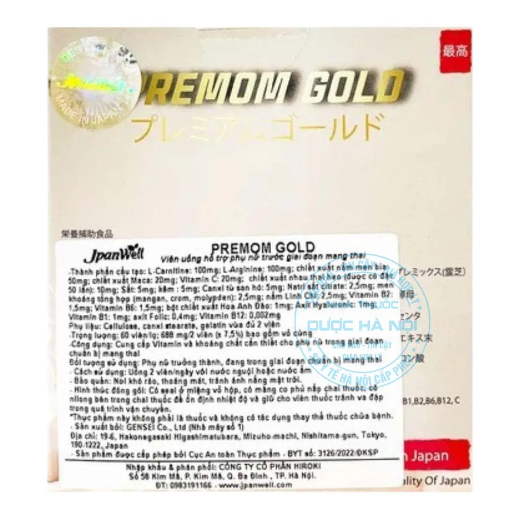 Viên uống Premom Gold