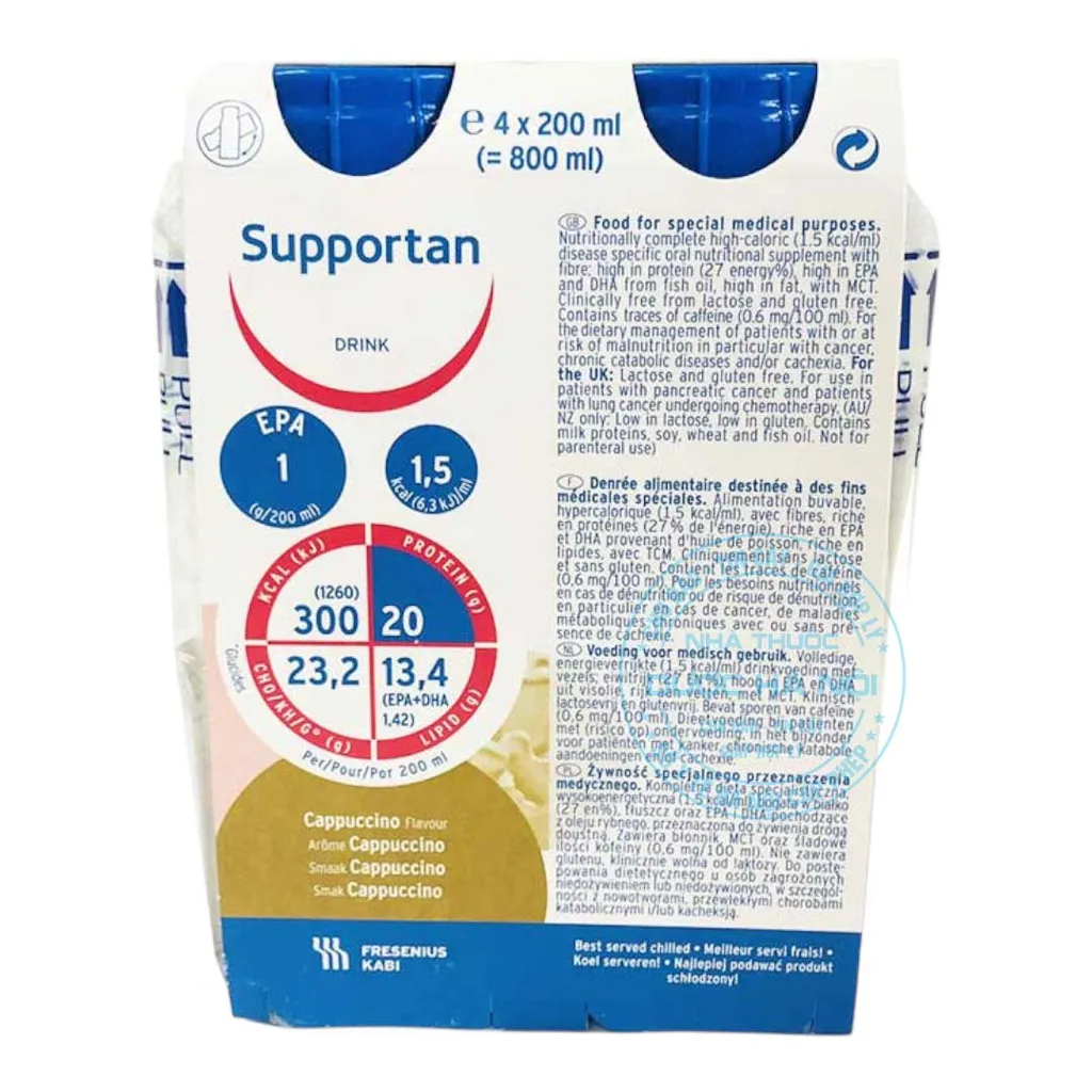 Sữa Supportan Drink Cappuccino