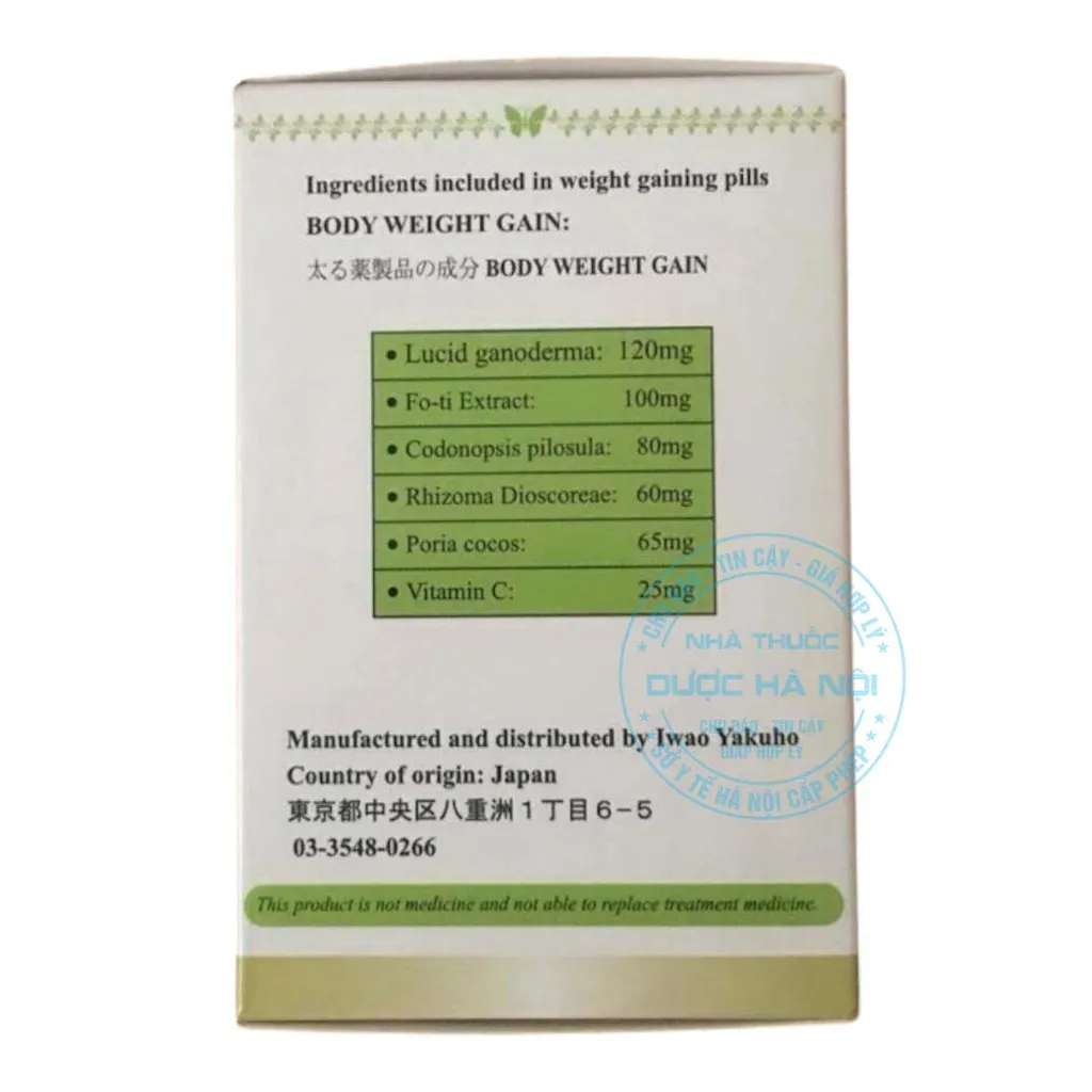 Viên uống body weight gain