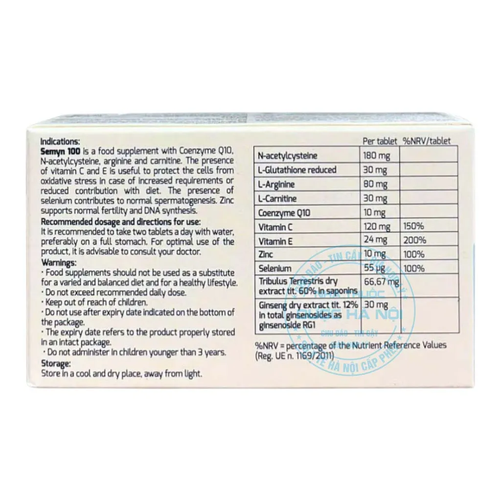 Viên uống Semyn 100