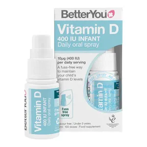 Xịt Better You Vitamin D cải thiện hệ miễn dịch, phát triển xương răng chắc khỏe