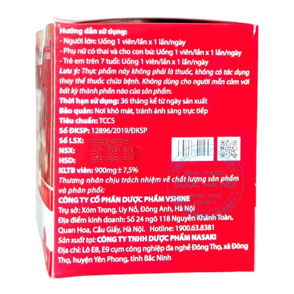 Viên bổ máu Hemo Sun