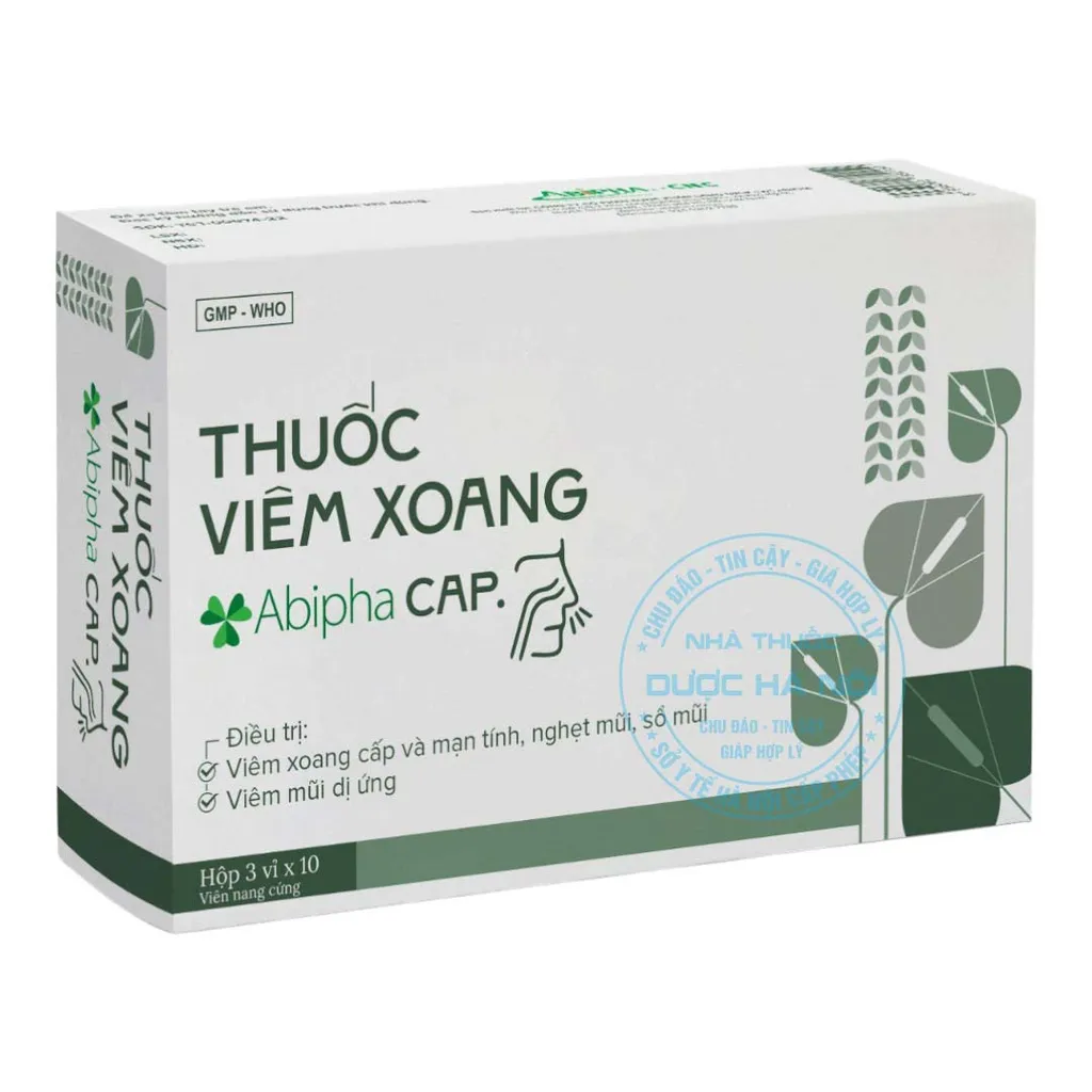 Thuốc viêm xoang Abipha Cap