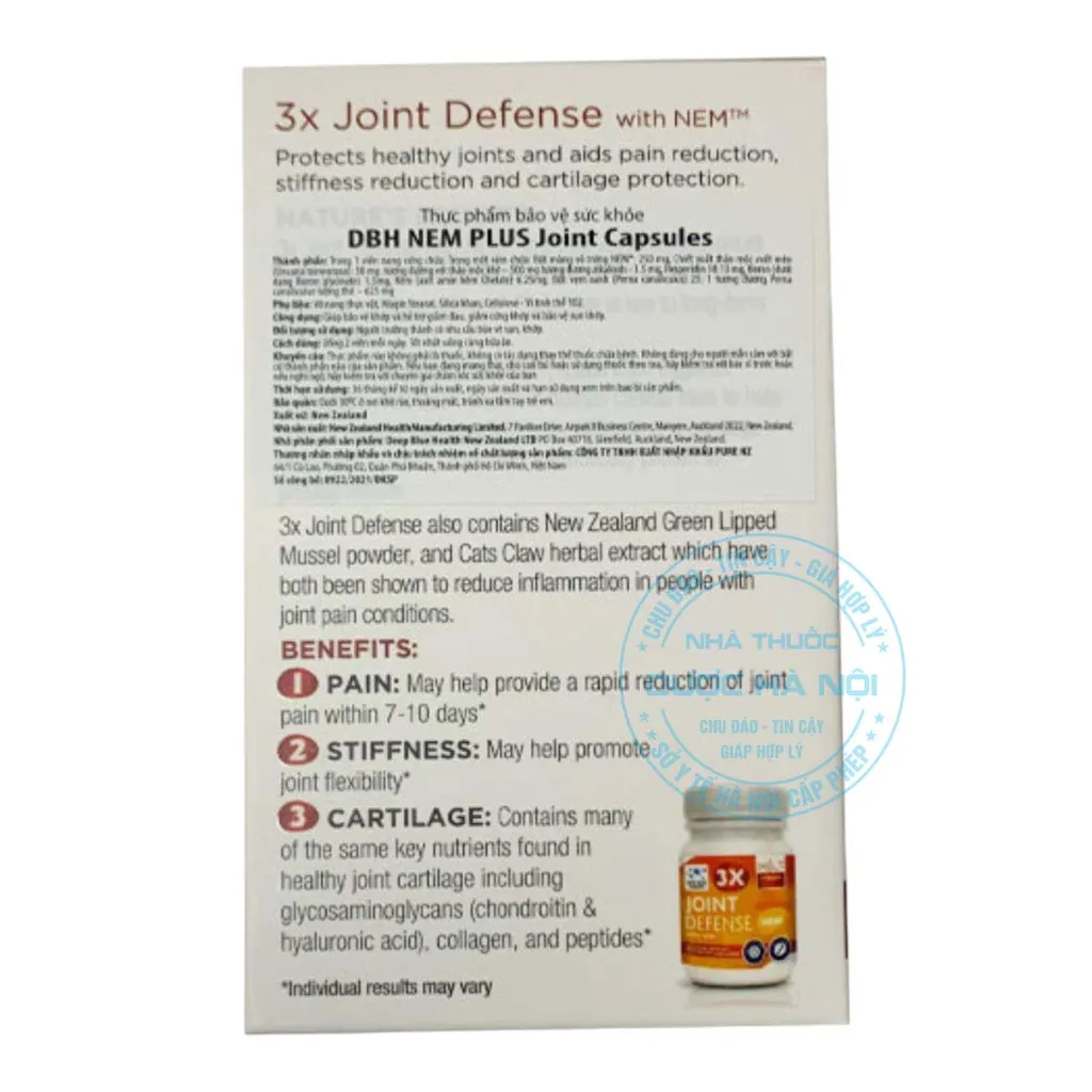 Viên uống 3X Joint Defense