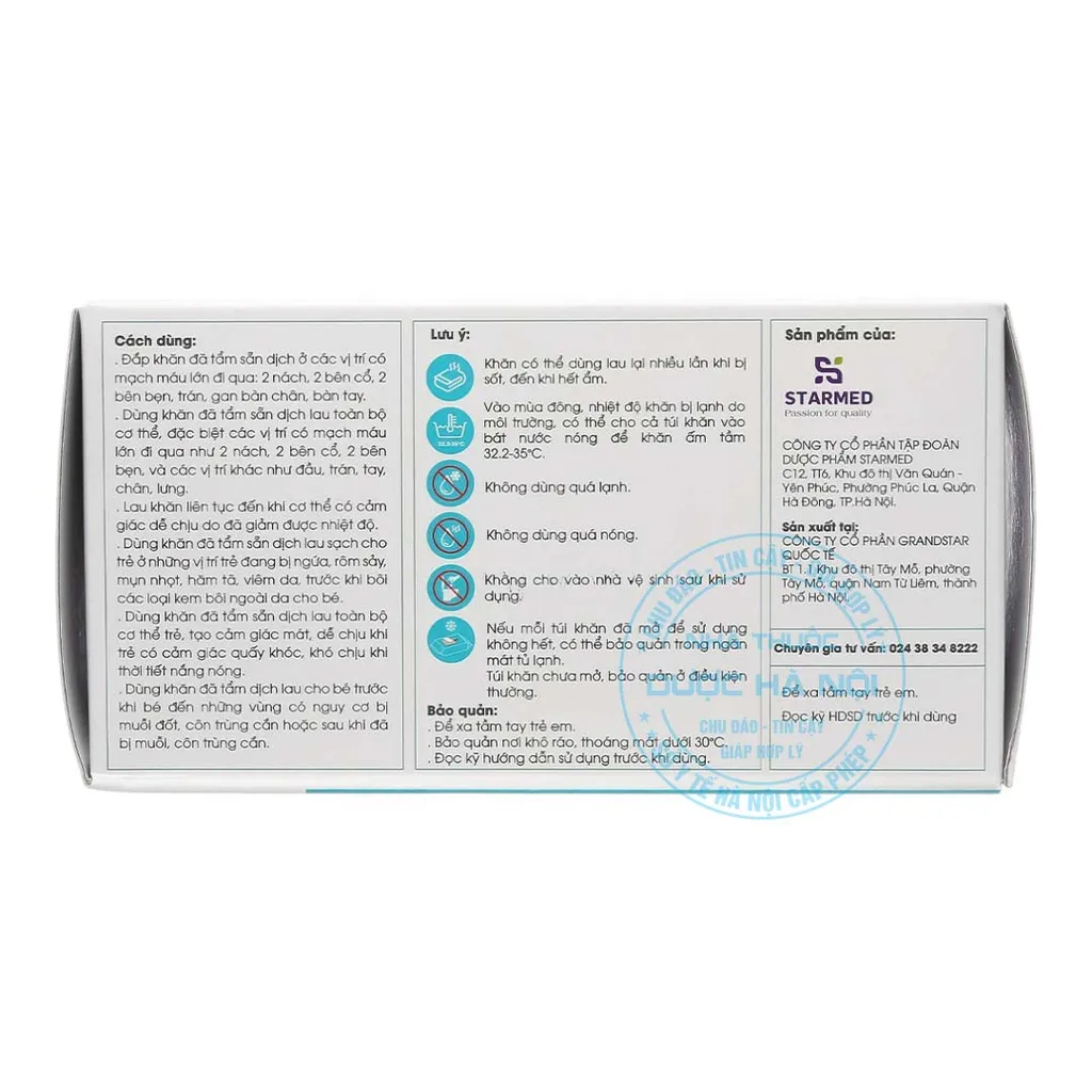 Khăn Hạ Sốt Dr.Papie 3mo+