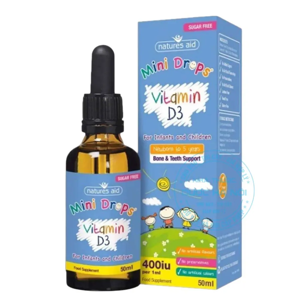 Siro Natures Aid Mini Drops Vitamin D3