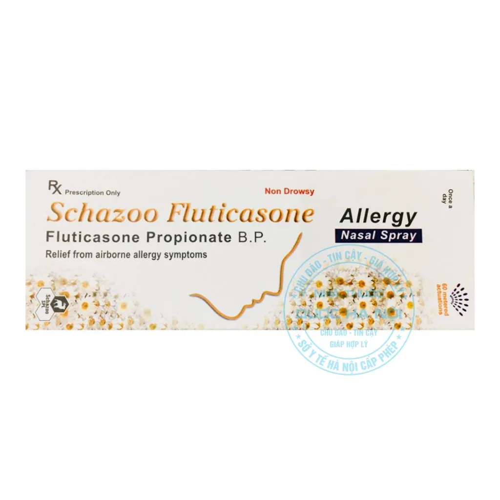 Thuốc xịt mũi Schazoo Fluticasone