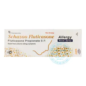 Thuốc xịt mũi Schazoo Fluticasone kiểm soát các triệu chứng viêm mũi dị ứng