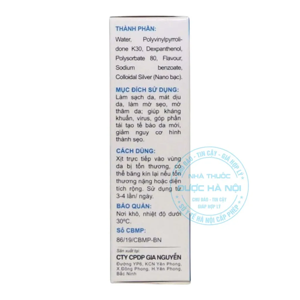 Xịt nano bạc Skinkey