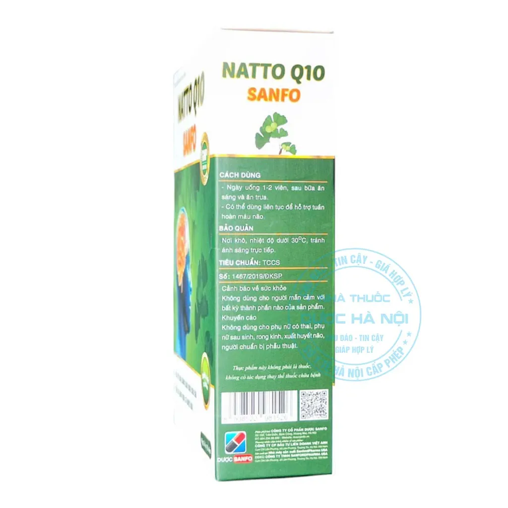 Viên uống Natto Q10 Sanfo