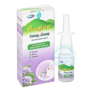 Xịt mũi Thông xoang Eugica hỗ trợ điều trị các bệnh lý về mũi xoang như viêm mũi