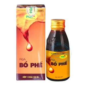 Siro PQA bổ phế hỗ trợ điều trị ho và viêm họng kéo dài, làm dịu cổ họng