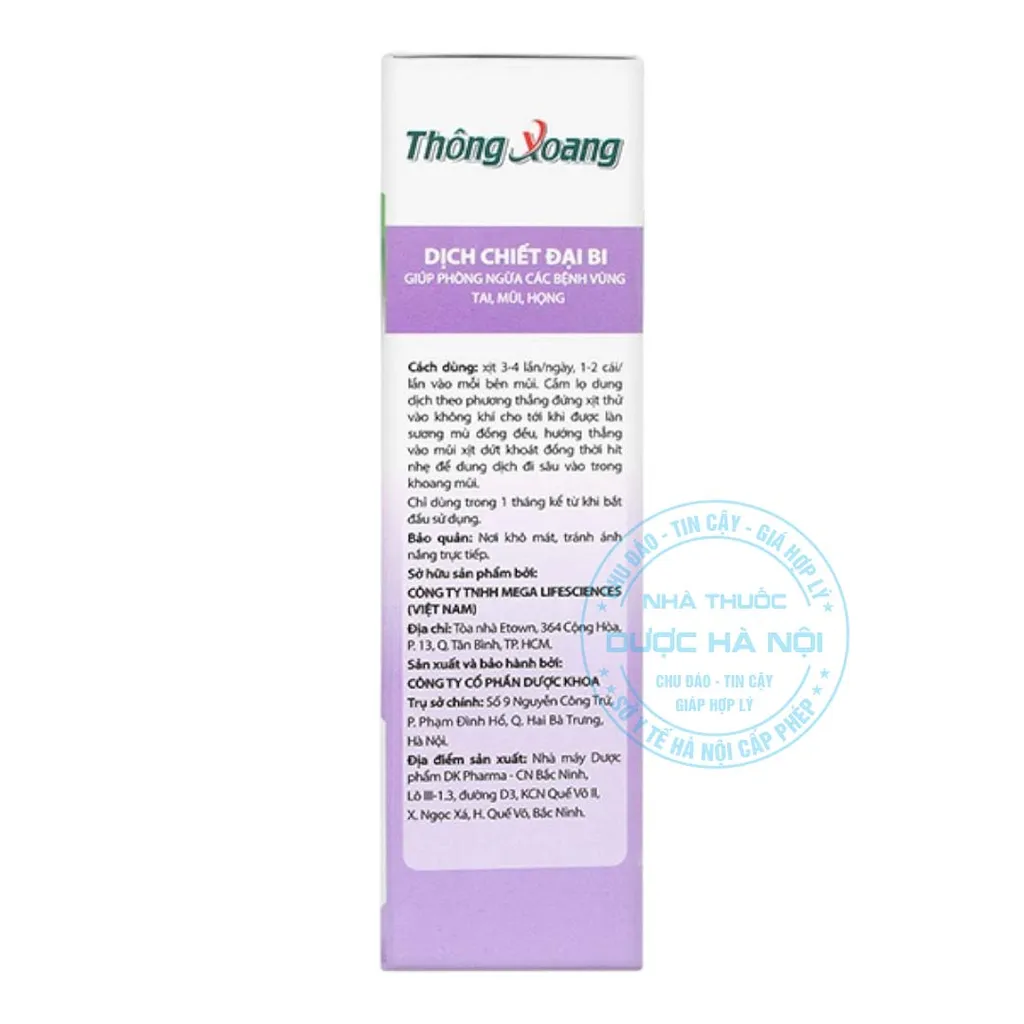 Xịt mũi Thông xoang Eugica