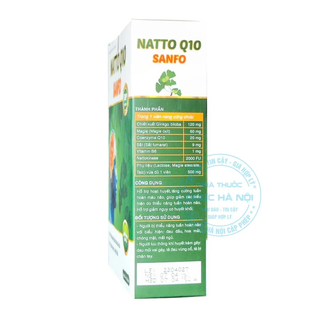 Viên uống Natto Q10 Sanfo