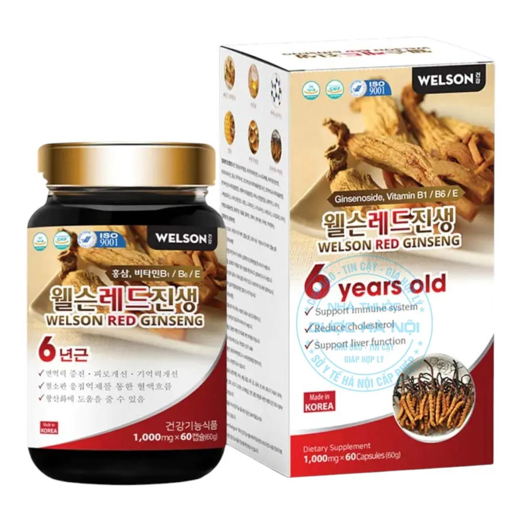 Viên uống Welson Red Ginseng