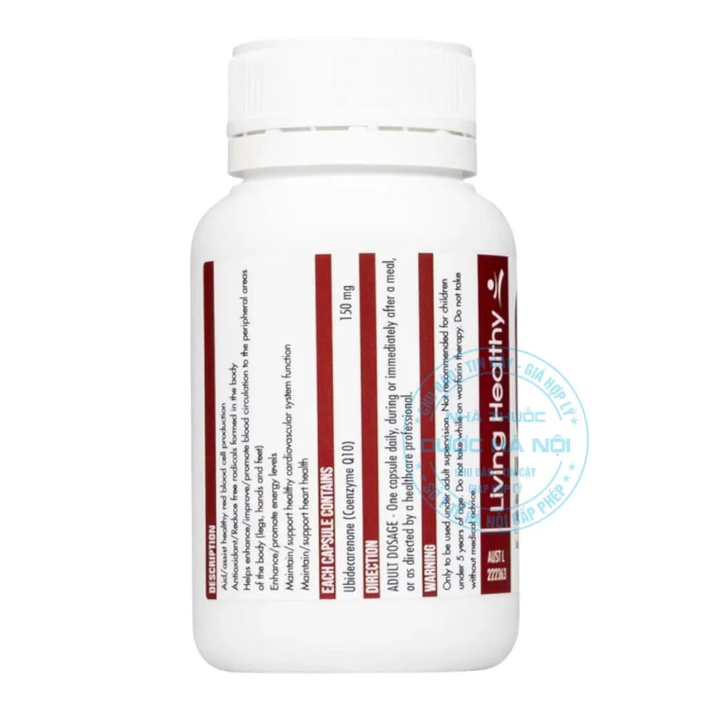 Viên uống Living Healthy CoQ10 150mg