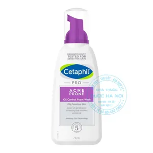Sữa rửa mặt Cetaphil Pro Acne Prone Oil Control Foam Wash làm sạch và kiểm soát dầu mụn