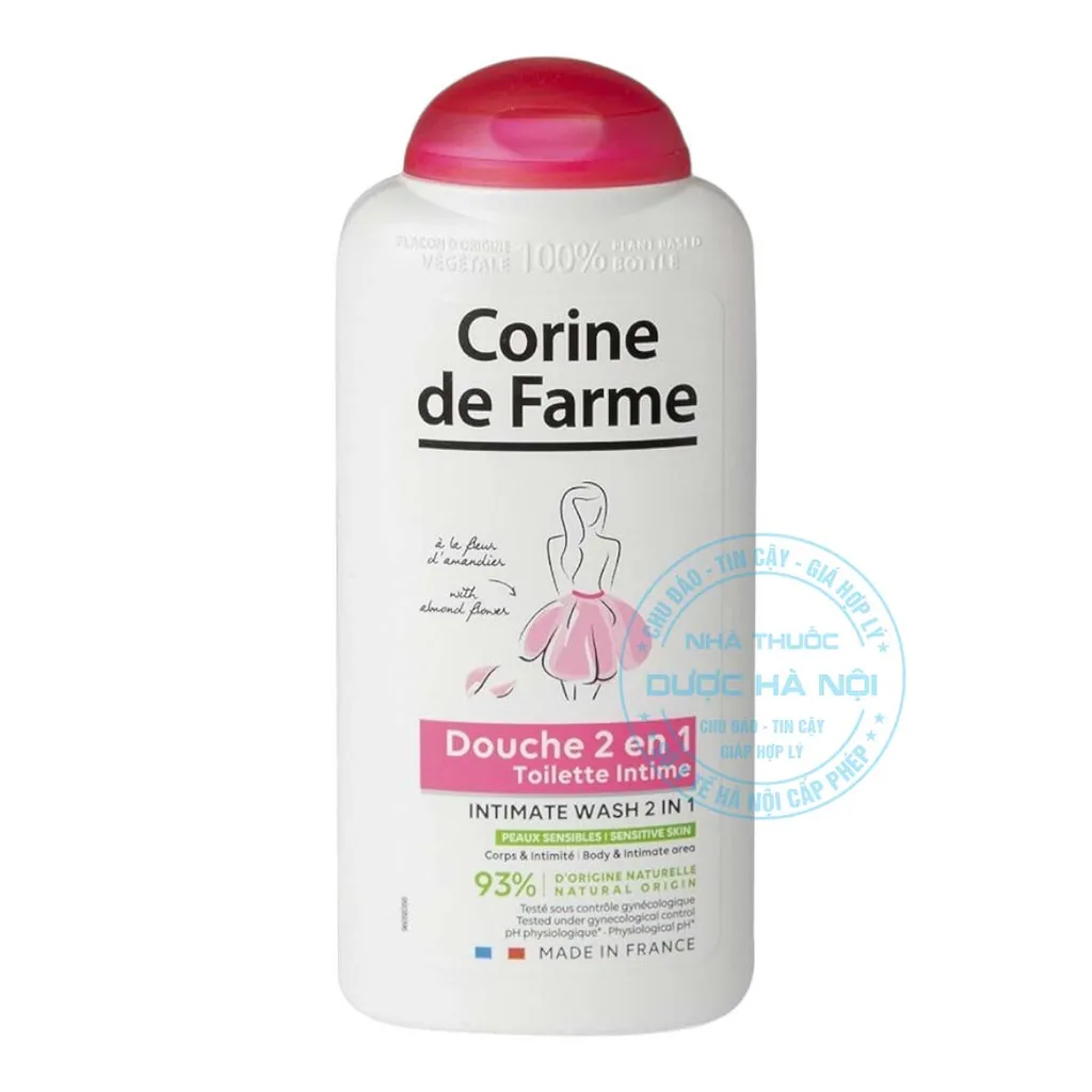 Sữa tắm Corine de Farme Intimate Wash 2 in 1