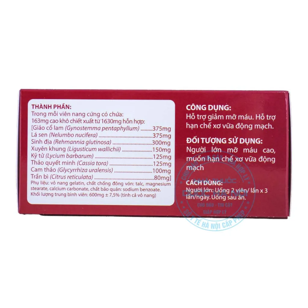 Viên uống Giảo Cổ Lam Bách Nhiên Mộc