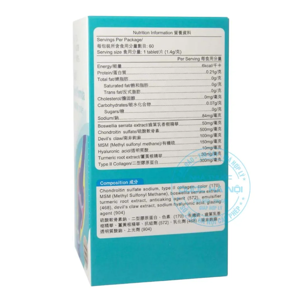 Viên  YesNutri 7 in 1 Joint Formula Tablets