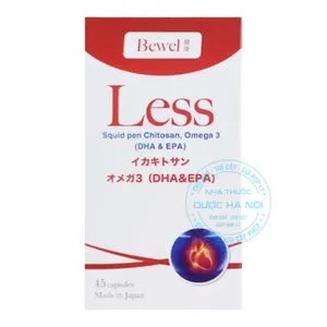 Viên uống Bewel Less hỗ trợ giảm cholesterol, duy trì sức khỏe tim mạch và hệ tuần hoàn