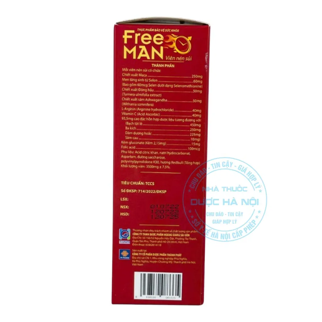 Viên sủi Free Man