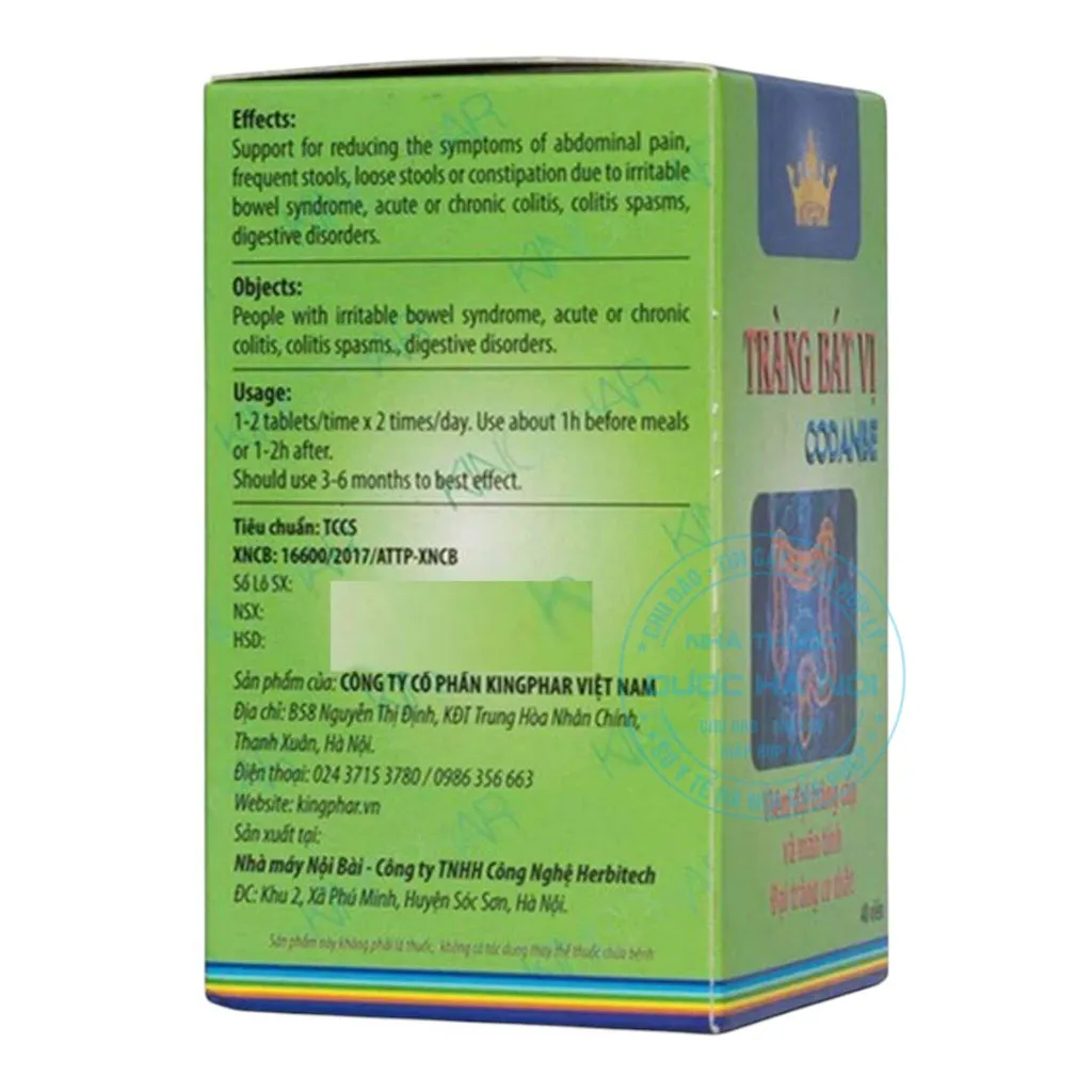 Viên uống Tràng Bát Vị Codanbe