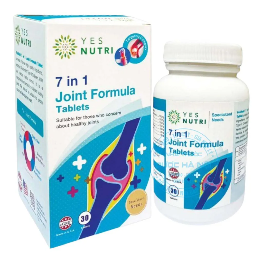 Viên  YesNutri 7 in 1 Joint Formula Tablets