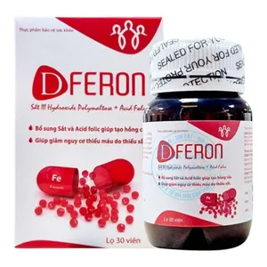 Viên uống Dferon bổ sung sắt và acid folic cho cơ thể hỗ trợ sức khỏe