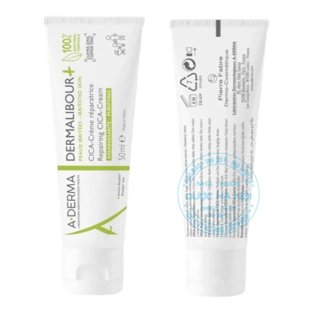 Kem dưỡng A-Derma Dermalibour+ Repairing Cica Cream