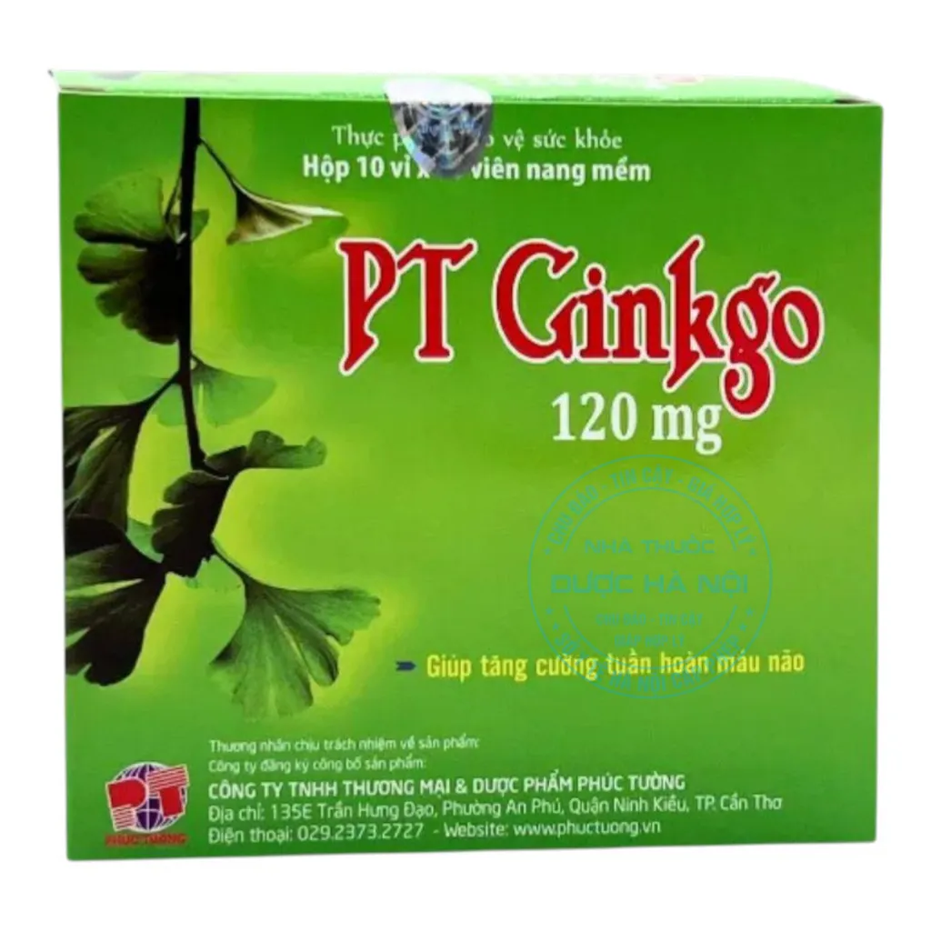 Viên uống PT Ginkgo 120mg