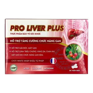 Viên uống Pro Liver Plus hỗ trợ chức năng gan bảo vệ gan