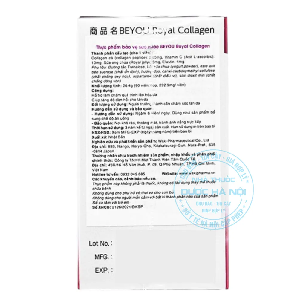 Viên uống Beyou Royal Collagen