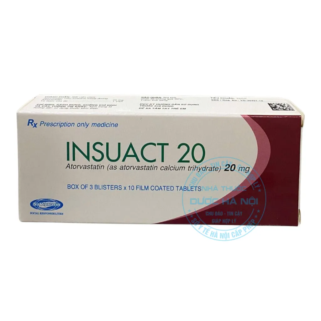 Thuốc Insuact 20mg