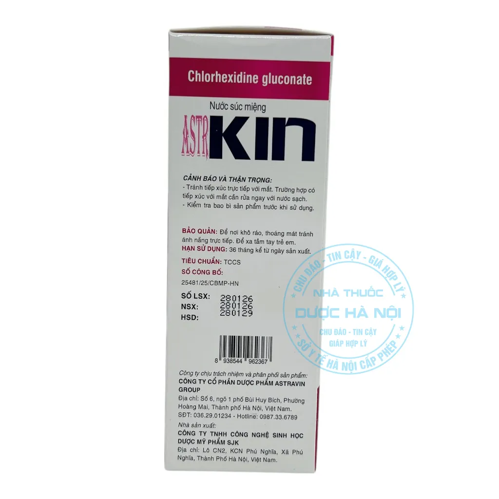 Nước súc miệng Astr Kin