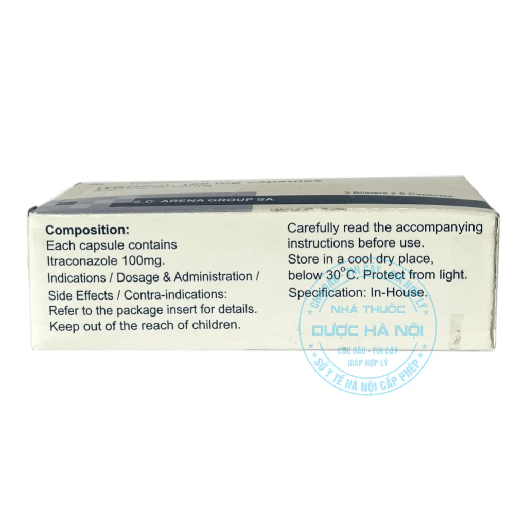 Thuốc Itrozol 100mg